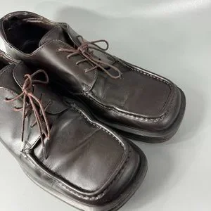100% Authentic Prada Squared-toe Brown Leather Oxford Shoes, 10 Prada | Shoes | 0 Authentic Prada Squaredtoe Brown Leather  main image 4